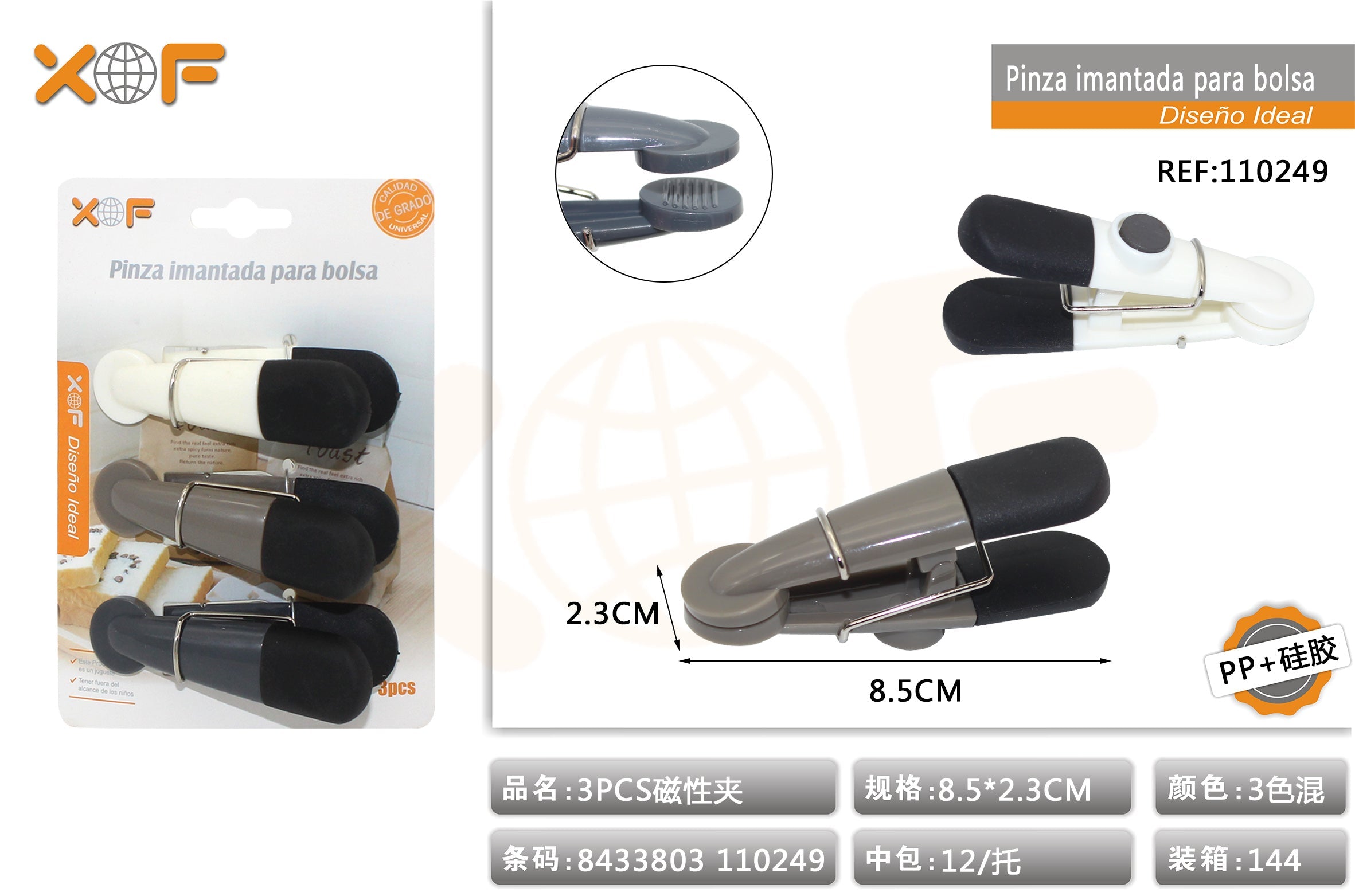 PINZA IMANTADA PARA BOLSA 3