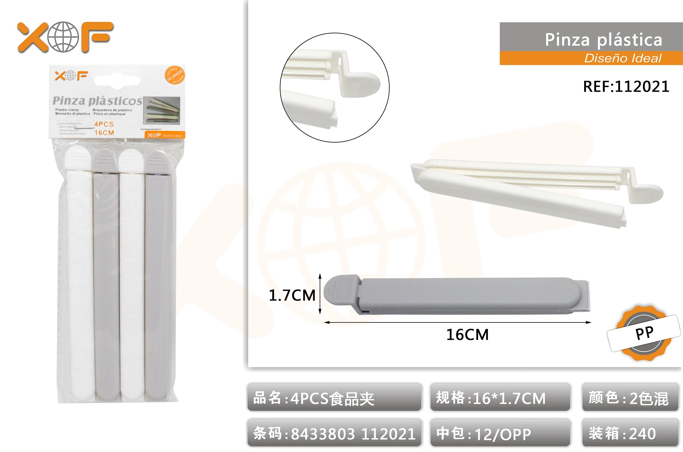 PINZA PLASTICOS 4S 16CM 4S 16CM