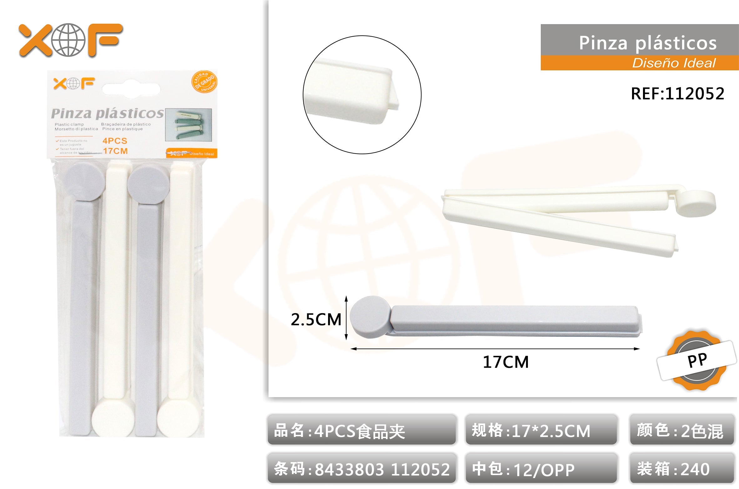 PINZA PLASTICOS 4S 17CM 4S301 17CM